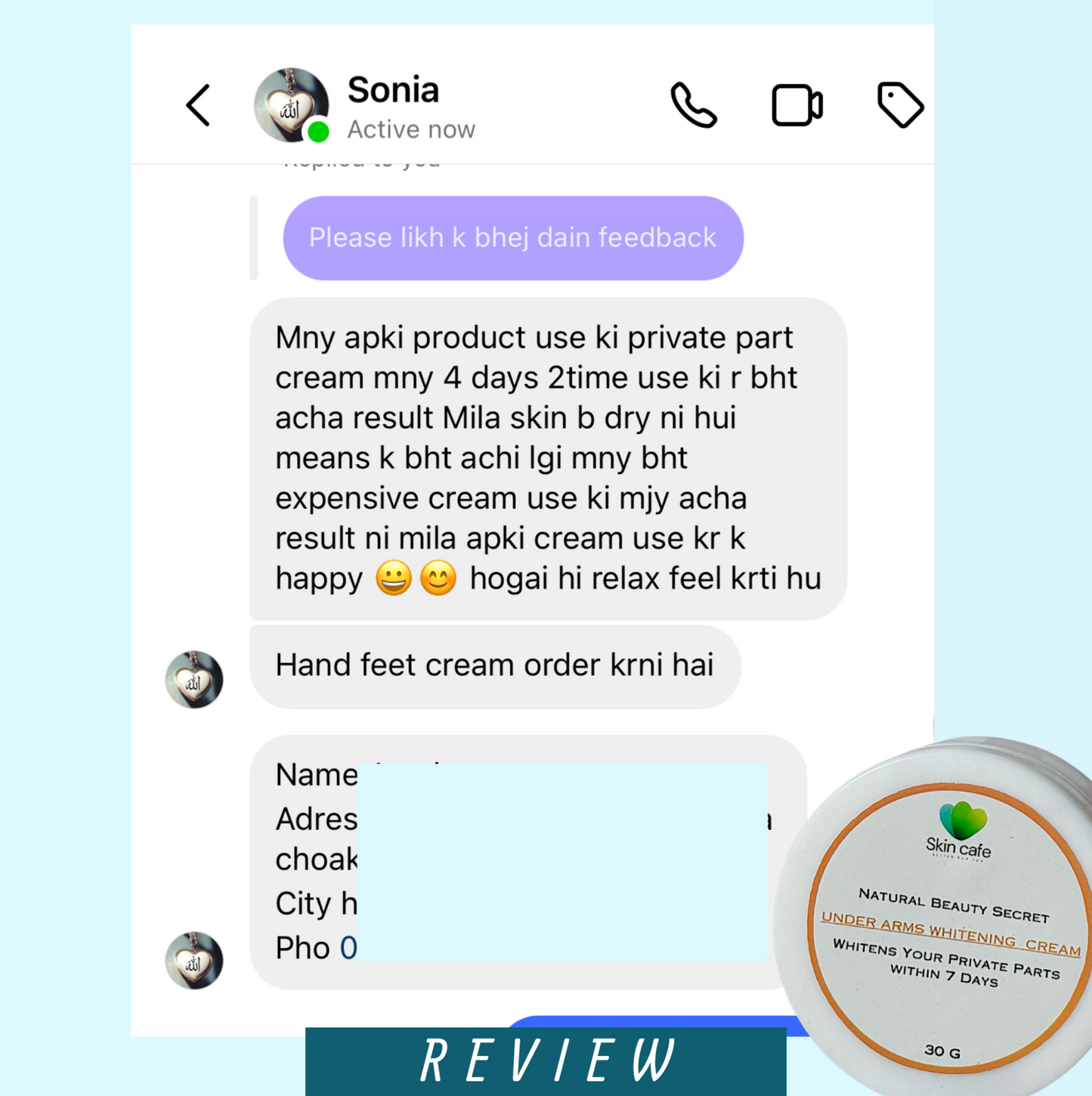 Under Arms Whitening Cream ( LIGHTEN UP PRIVATE PARTS )