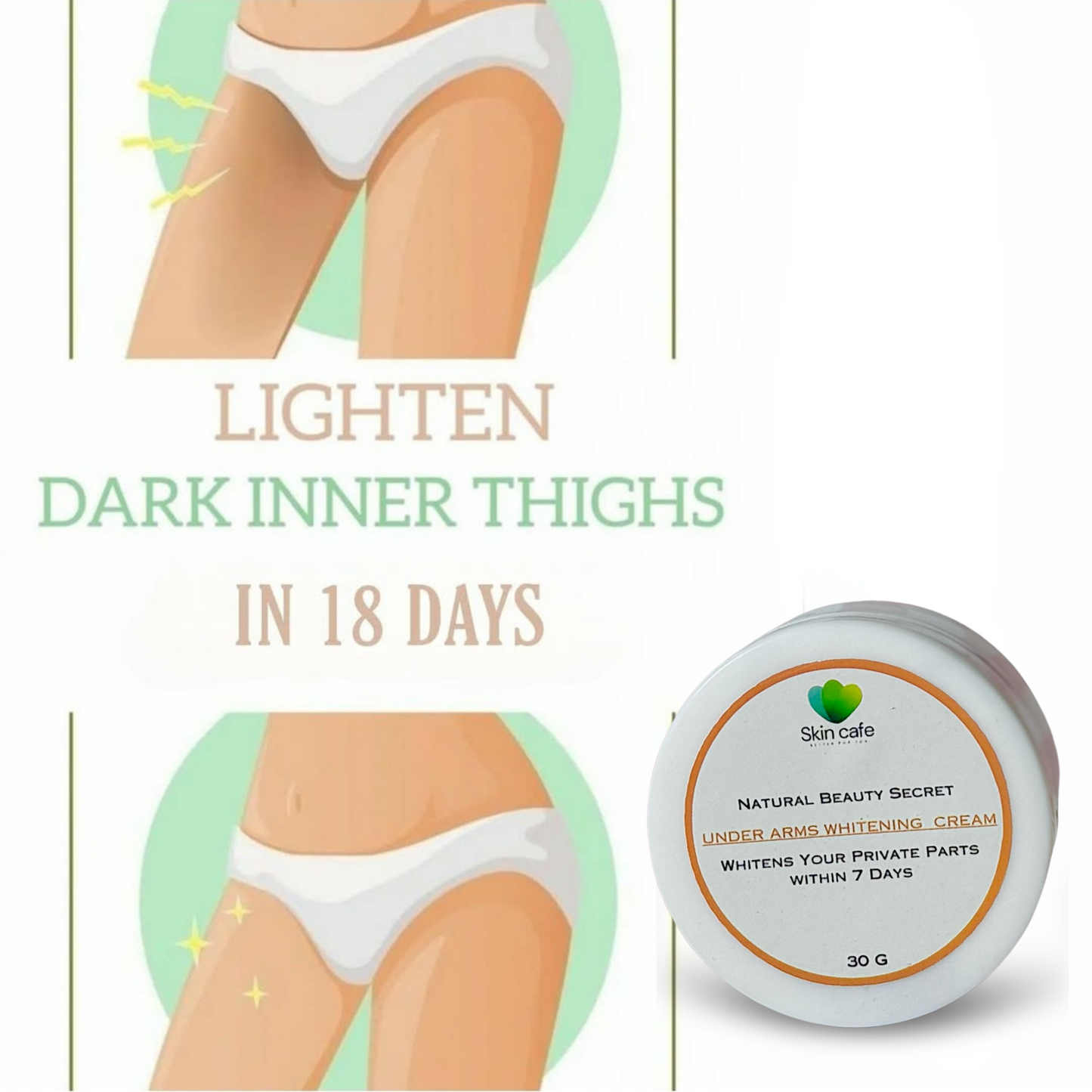 Under Arms Whitening Cream ( LIGHTEN UP PRIVATE PARTS )